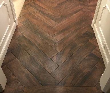kids playing on vinyl plank flooring
